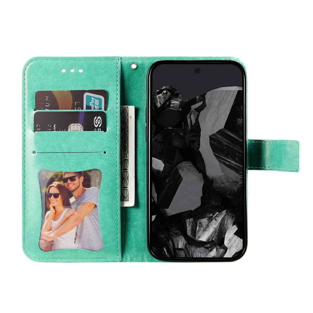 Mandala könyvtáska Google Pixel 10 Pro XL/Pixel 9 Pro XL - teal színben