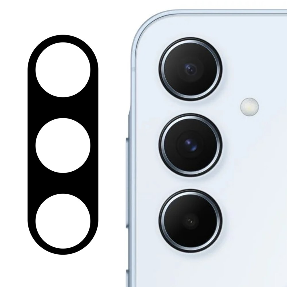 Kamera lencse üveg a Samsung Galaxy A56 5G fényképezőgépen - fekete