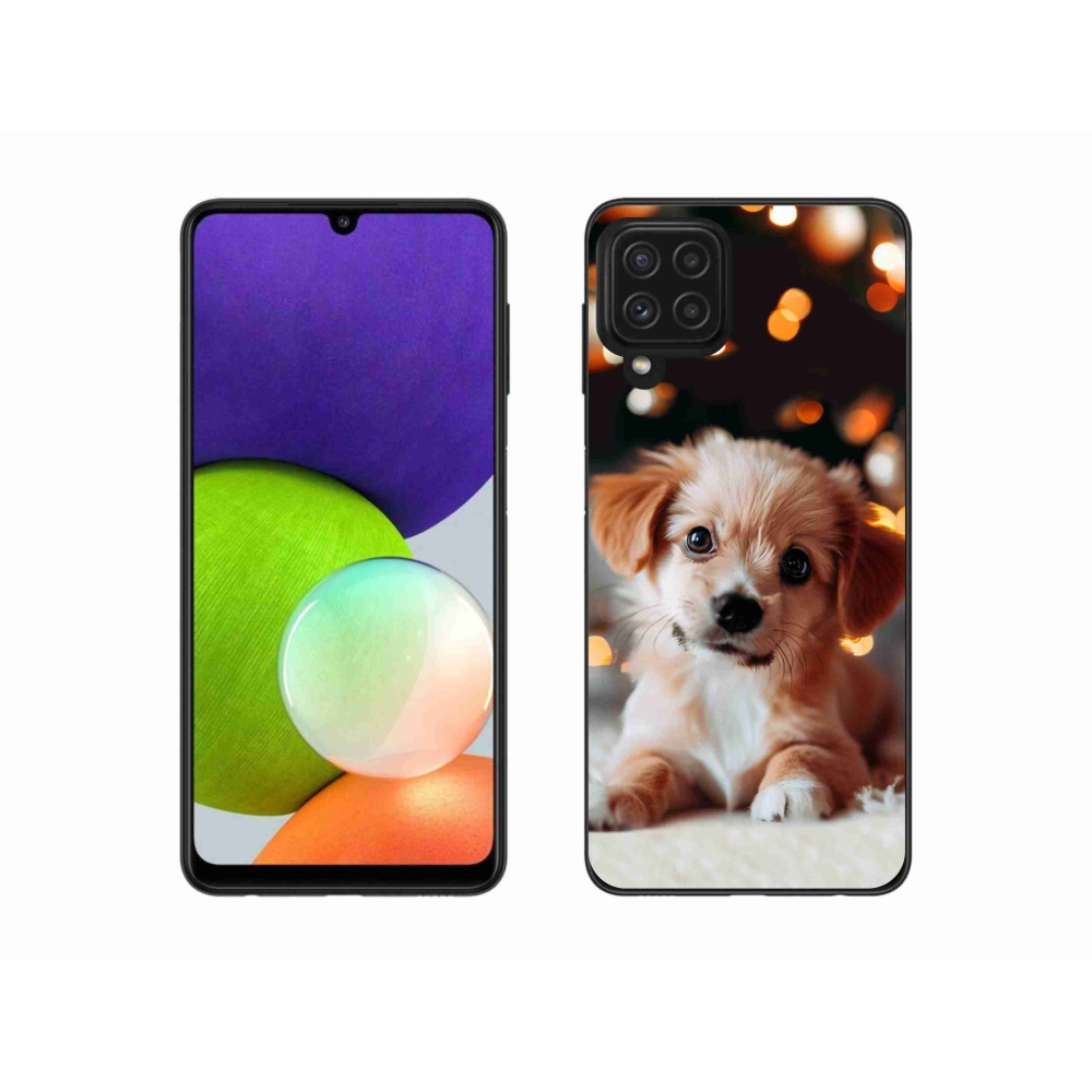 Gél borítás mmCase Samsung Galaxy A22 4G - kölyökkékhez