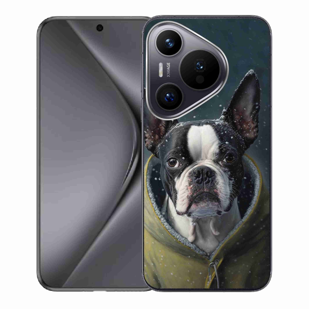Zselés borítás mmCase a Huawei Pura 70 készülékhez - bulldog