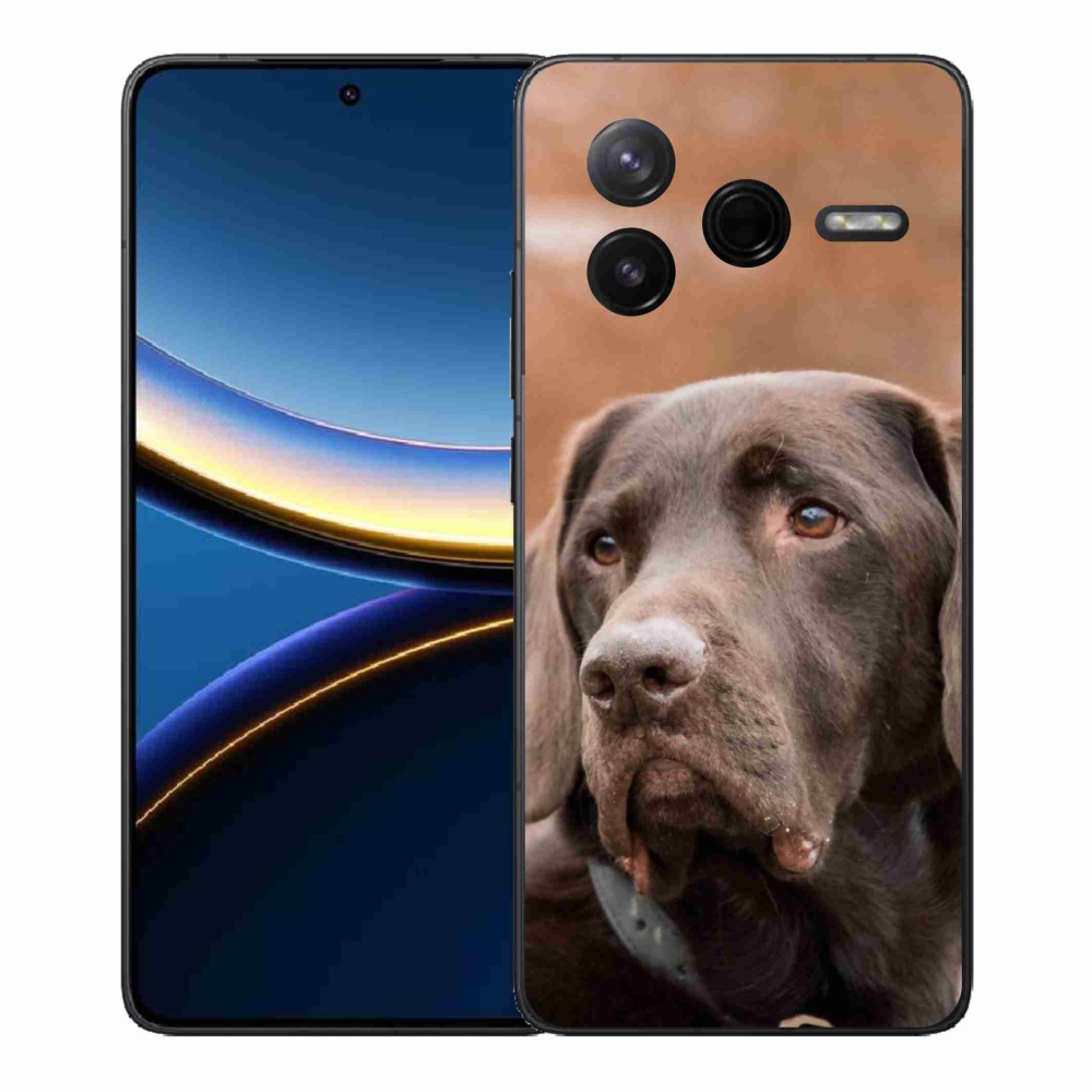 Gél borítás mmCase a Xiaomi Poco F7 Pro készülékhez - barna labrador