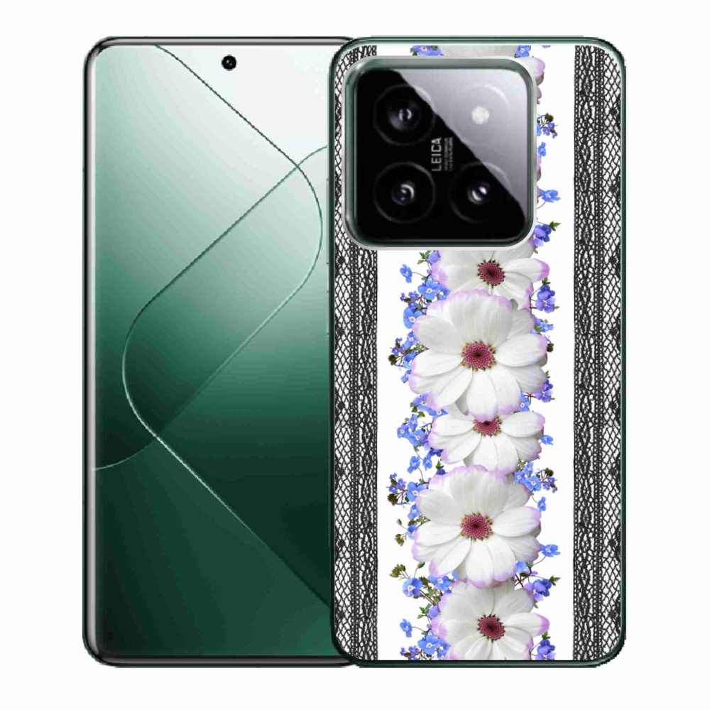 Gél borítás mmCase a Xiaomi 14 - virágok 8