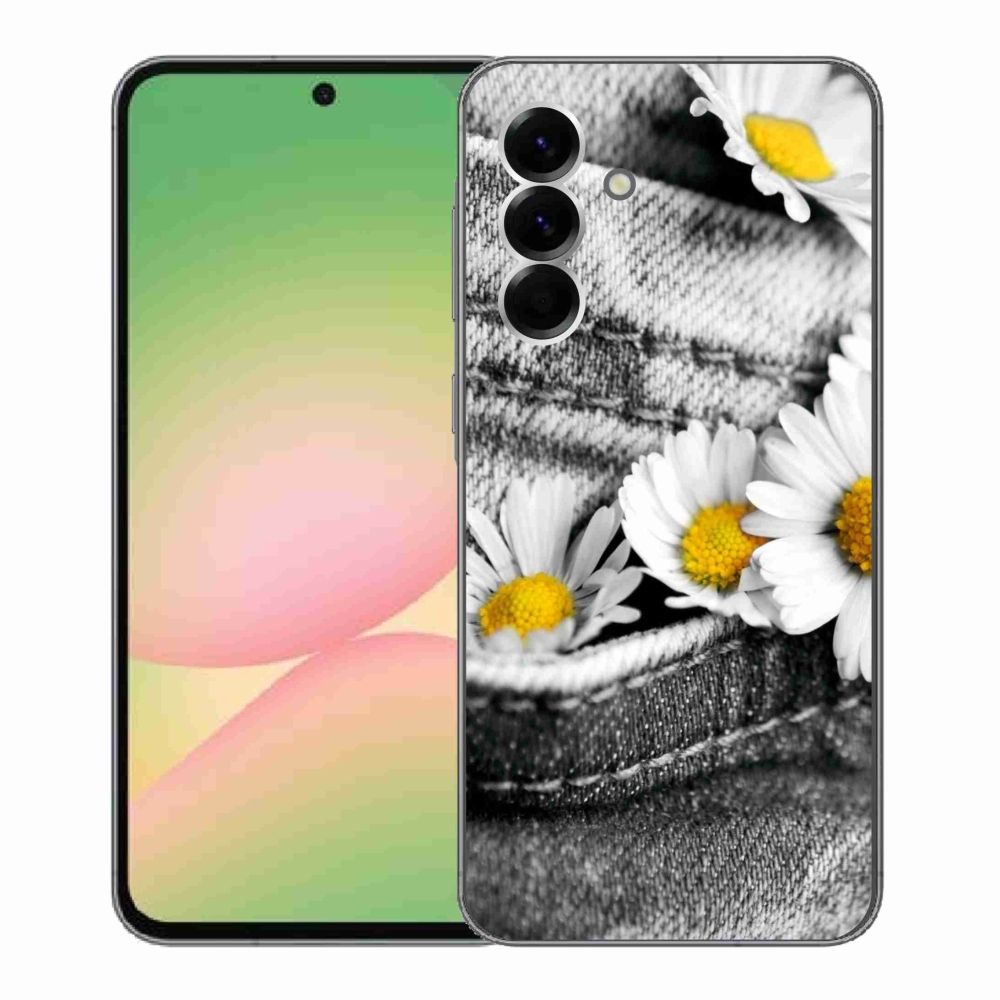 Zselés borítás mmCase Samsung Galaxy A56 5G - margarétás - Samsung Galaxy A56 5G - margarétás