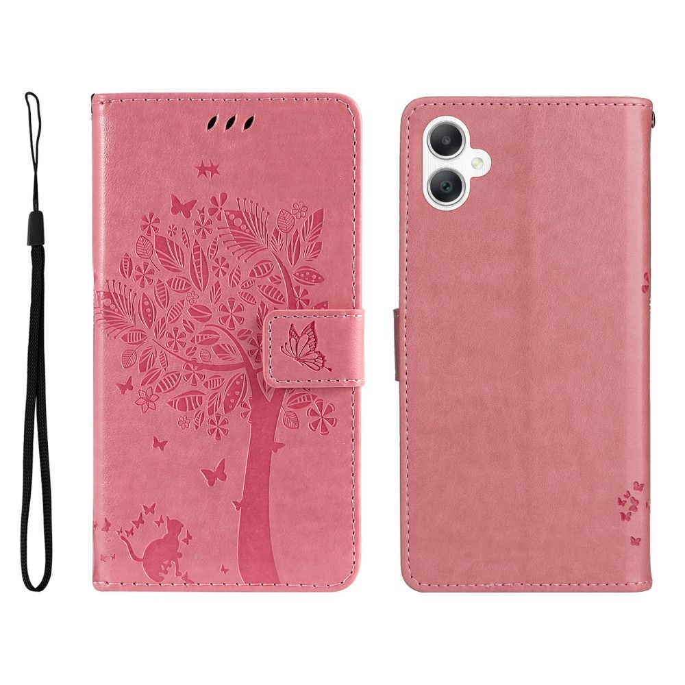 Fák könyve tok Samsung Galaxy A06 4G - rózsaszínű