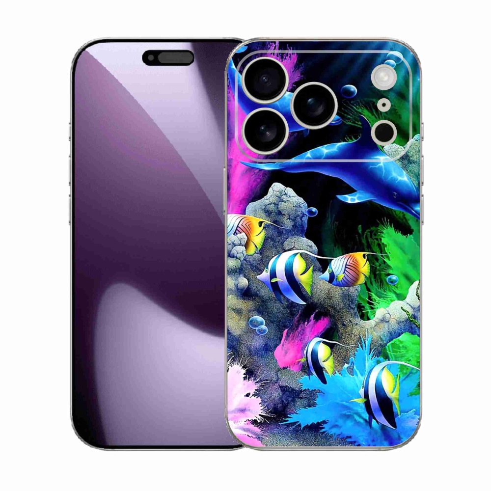 Gél borítás mmCase iPhone 17 Pro készülékhez - Tengeri világ