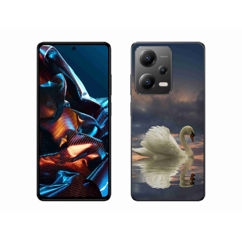 Gél borítás mmCase a Xiaomi Redmi Note 12 Pro 5G számára - hattyú