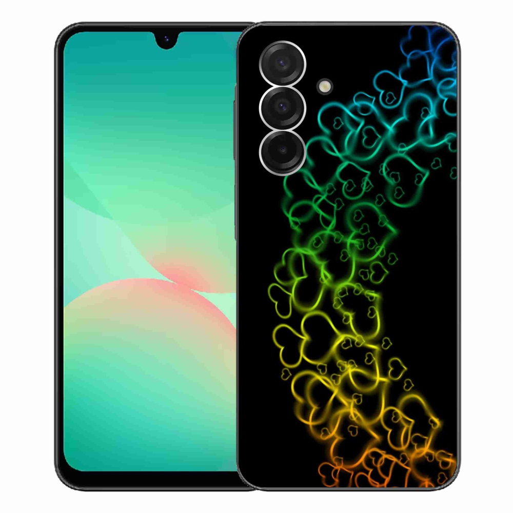 Zselés borítás mmCase Samsung Galaxy A26 5G - színes szívek
