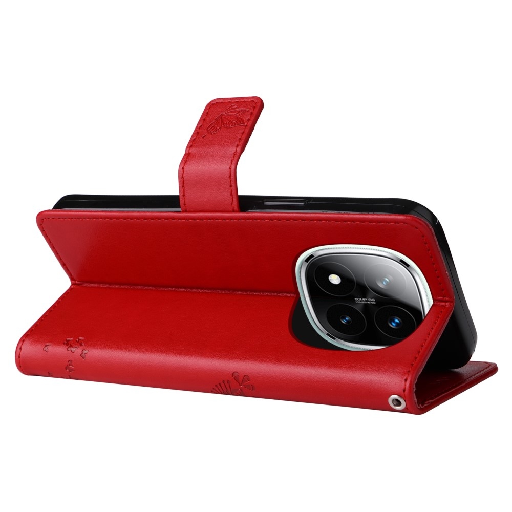 Fák könyve tok Xiaomi Redmi Note 14 Pro 5G/Poco X7 5G/Note 14 Pro+ 5G - piros