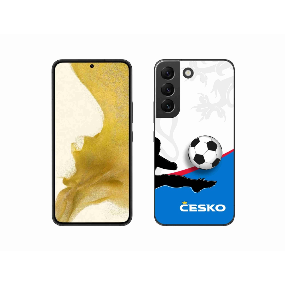 Gél borítás mmCase Samsung Galaxy S22 5G - futball Csehország 3