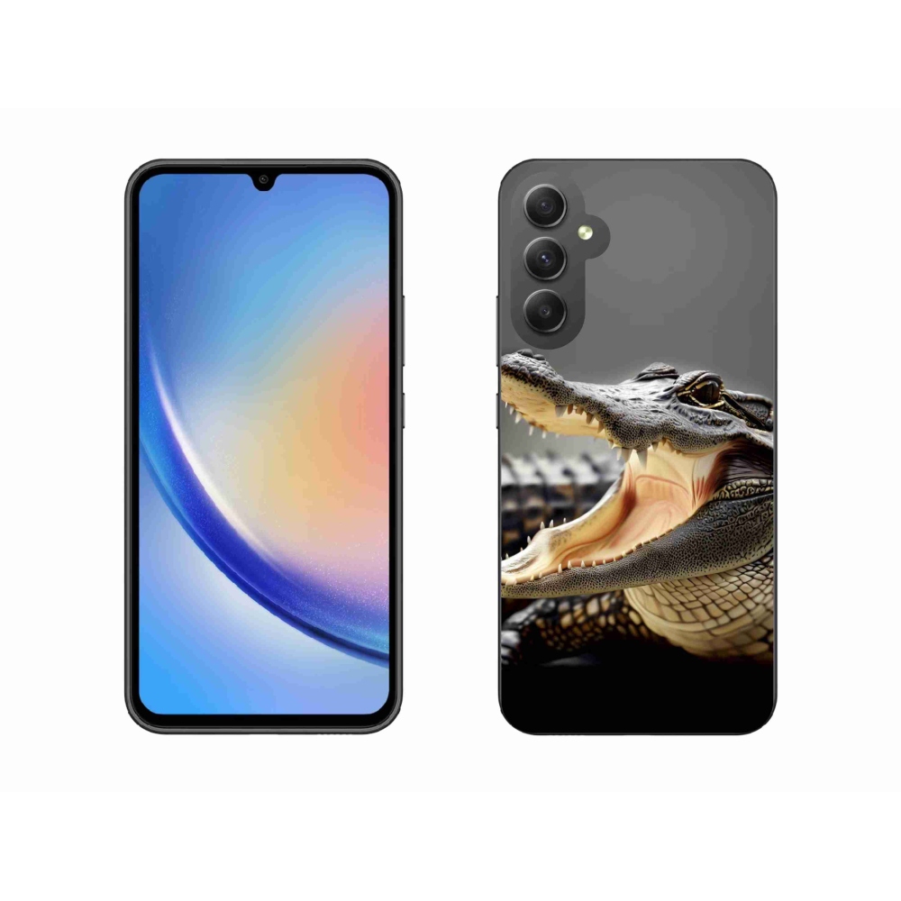 Zselés borítás mmCase Samsung Galaxy A34 5G - krokodil