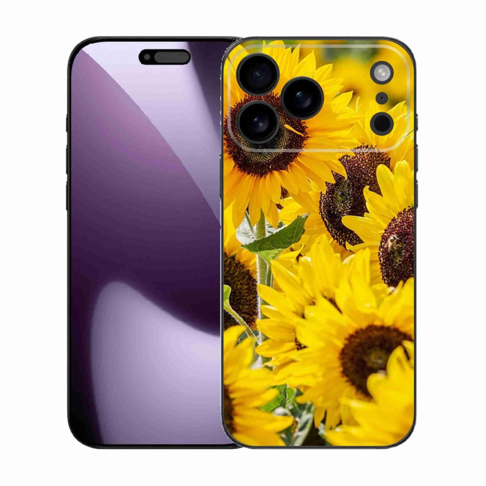 Zselés borítás mmCase iPhone 17 Pro Max készülékhez - Napraforgó