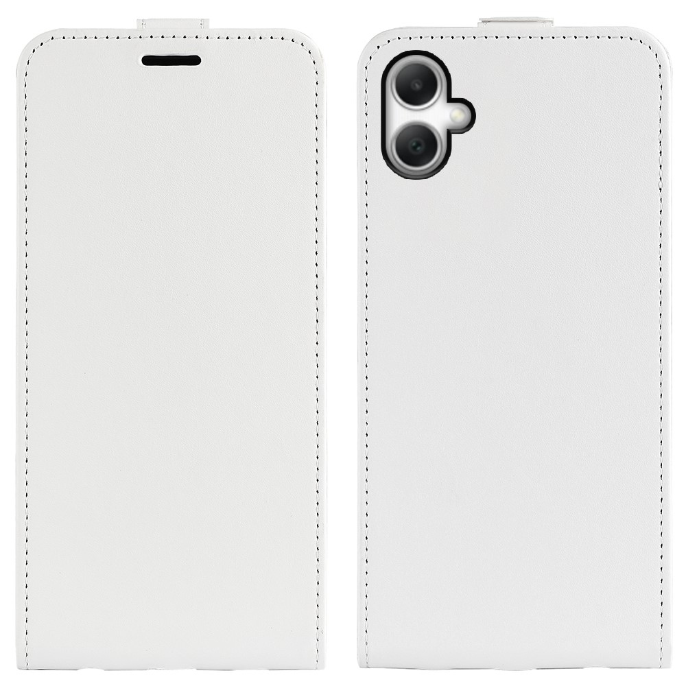 Függőleges flip tok Samsung Galaxy A07 4G készülékhez - fehér
