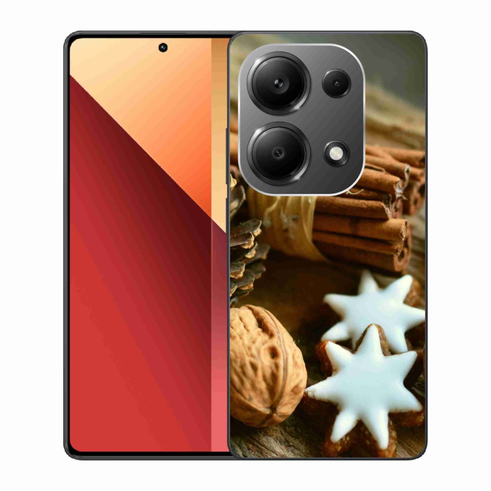 Gél borítás mmCase a Xiaomi Redmi Note 13 Pro 4G/Poco M6 Pro - fahéj és mézeskalács - számára