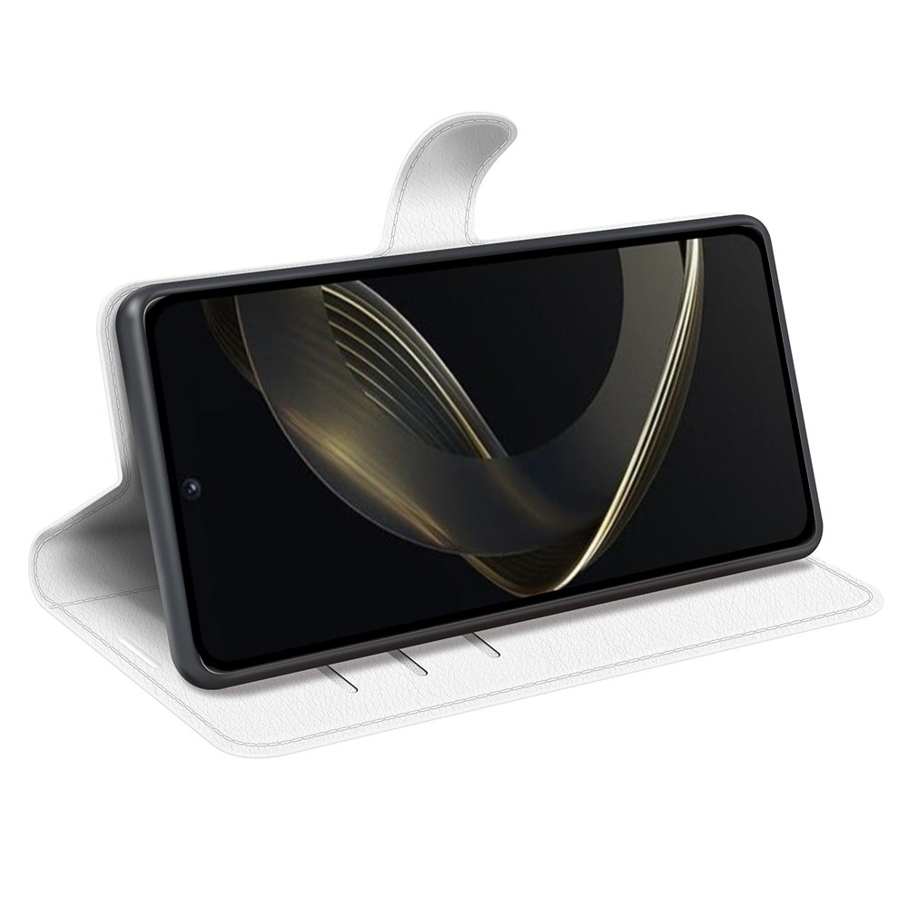 Litchi könyv tok a Huawei Nova 11-hez - fehér