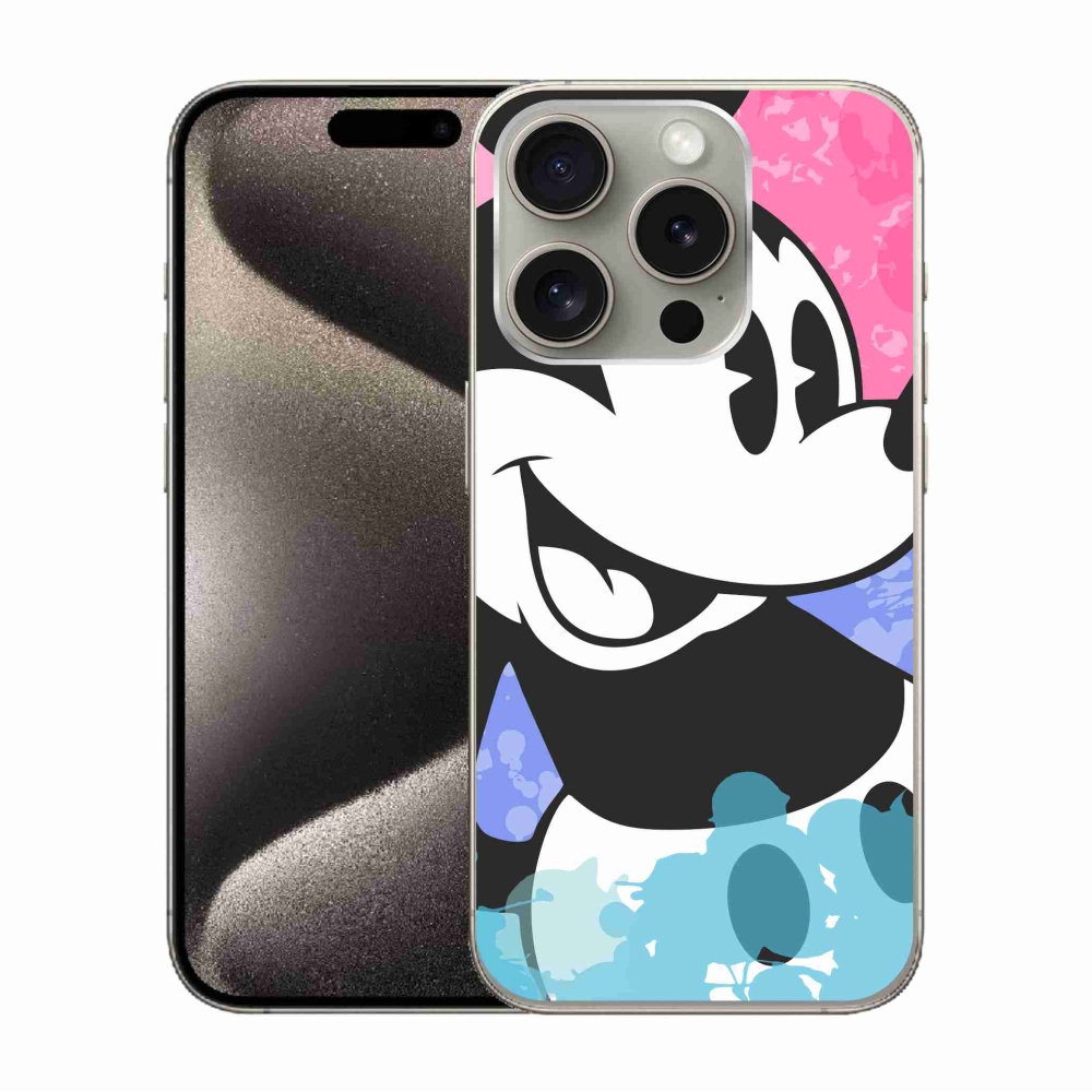 Zselés borítás mmCase iPhone 15 Pro készülékhez - mickey mouse
