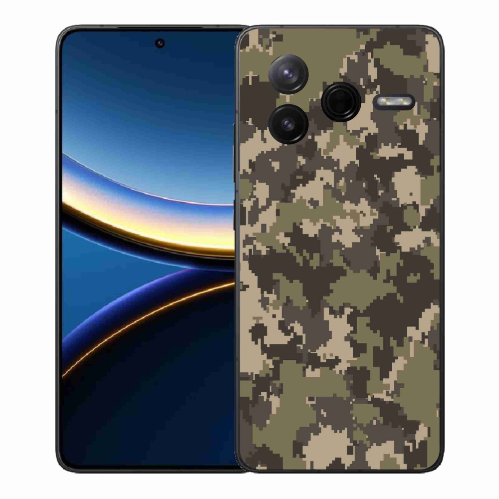 Gél borítás mmCase a Xiaomi Poco F7 Pro számára - terepszínű minta 12