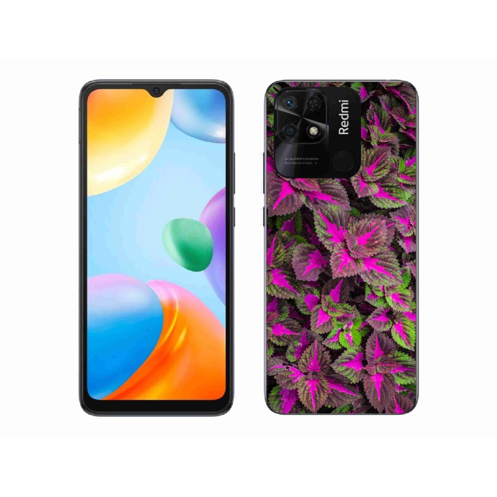 Gél borító mmCase a Xiaomi Redmi 10C-hez - virág 10