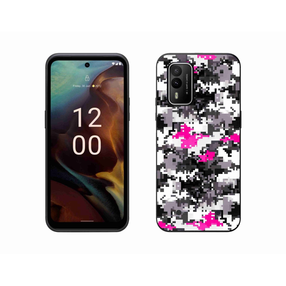 Zselés borítás mmCase a Nokia XR21 készülékhez - terepszínű minta 4