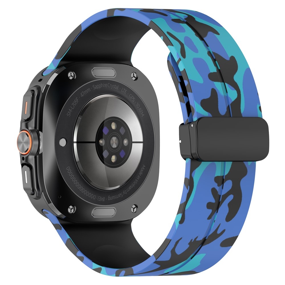 Camouf szilikon karkötő a Samsung Galaxy Watch Ultra (2025) 47 mm-es modellhez – kék
