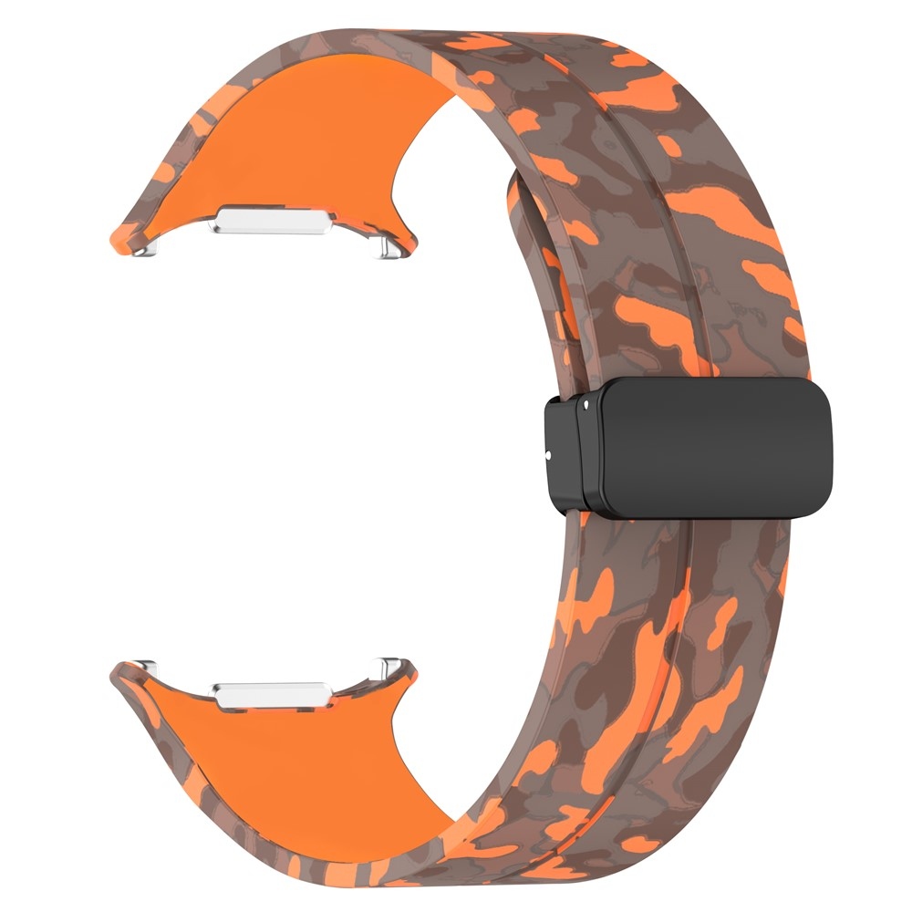 Camouf szilikon karkötő a Samsung Galaxy Watch Ultra (2025) 47 mm-es modellhez – narancssárga