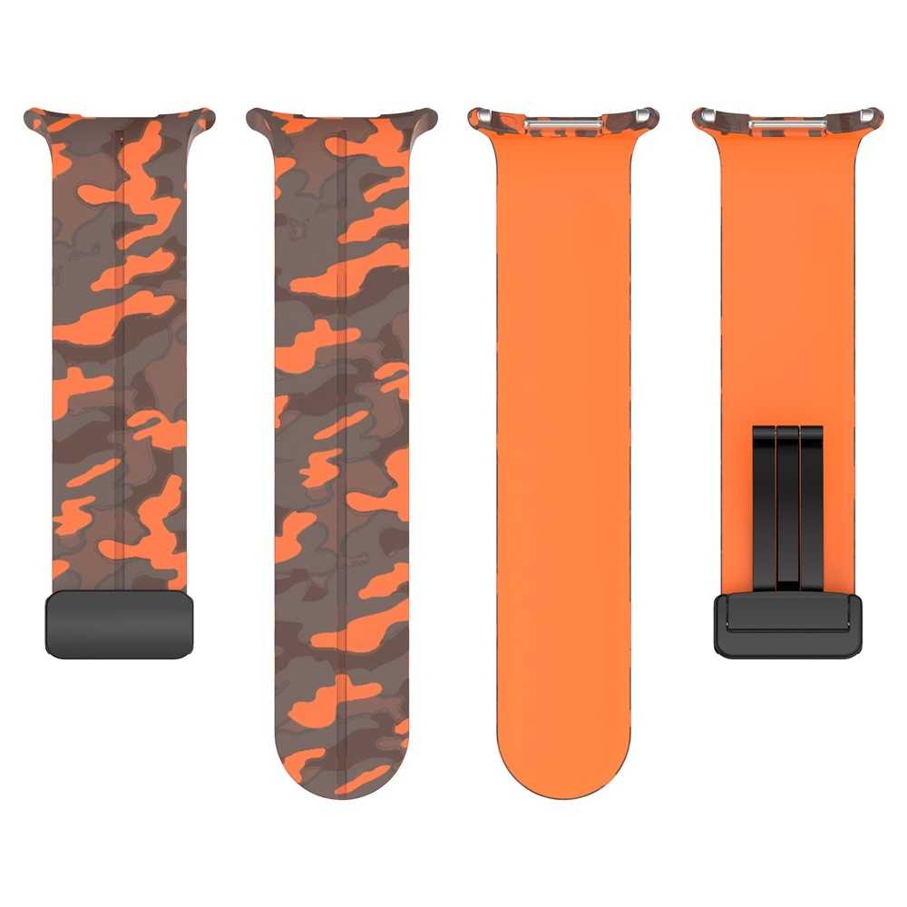 Camouf szilikon karkötő a Samsung Galaxy Watch Ultra (2025) 47 mm-es modellhez – narancssárga