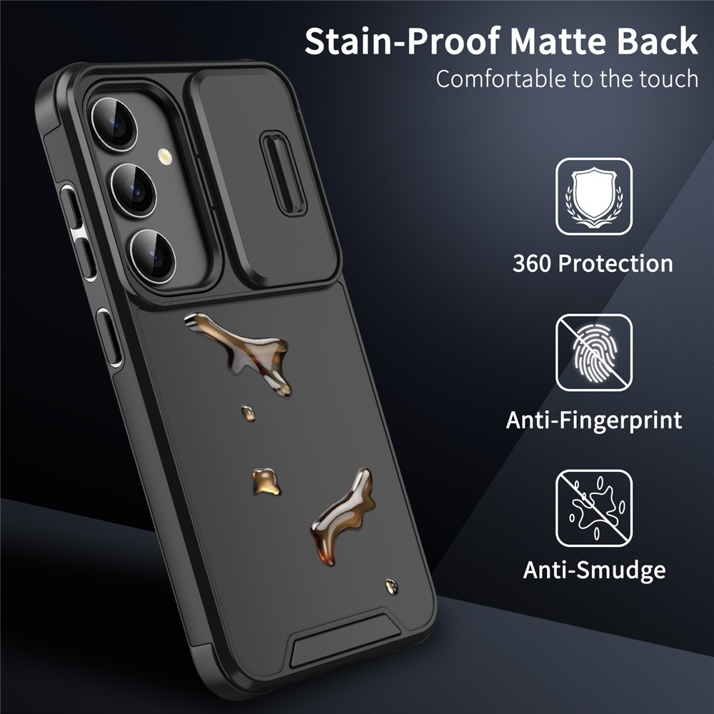 Camshield tartós védőburkolat Samsung Galaxy S26/S26 Pro készülékhez - fekete