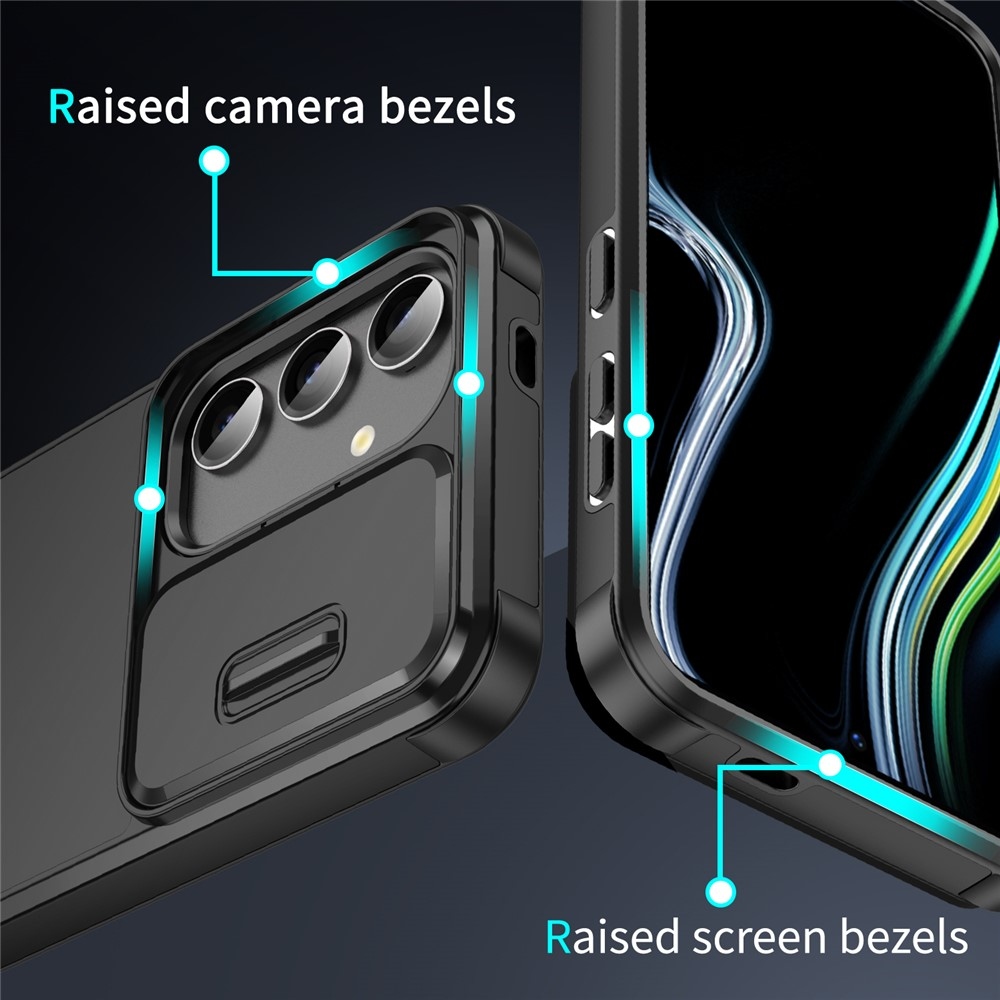 Camshield tartós védőburkolat Samsung Galaxy S26/S26 Pro készülékhez - fekete