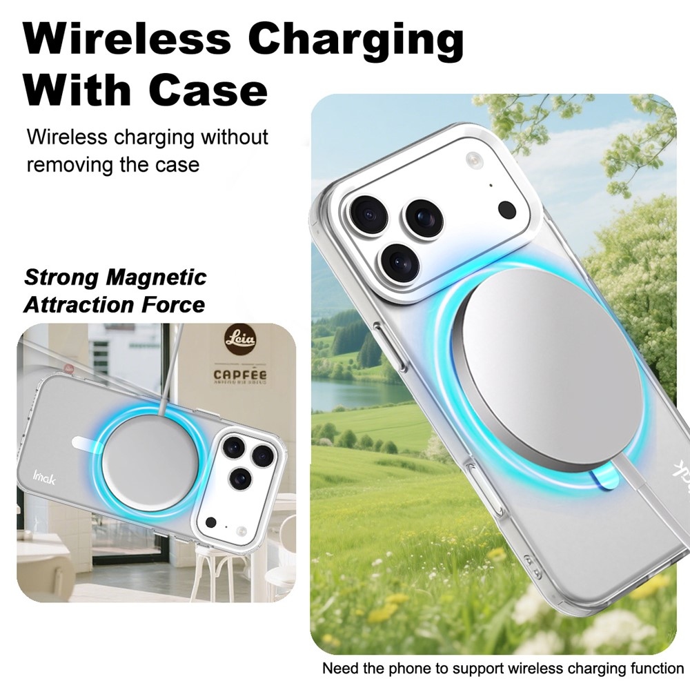 Candy MagSafe gél tok iPhone 18 Pro / 17 Pro-hoz – fehér