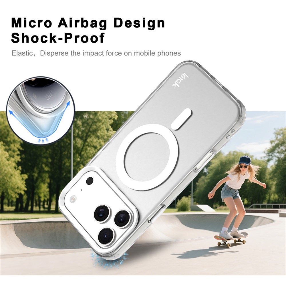 Candy MagSafe gél tok iPhone 18 Pro / 17 Pro-hoz – fehér