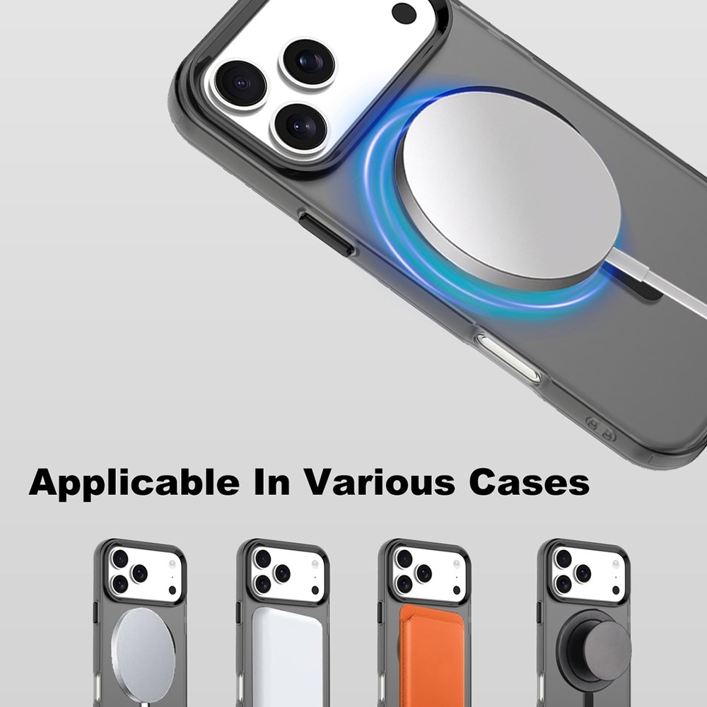 Candy MagSafe gél tok iPhone 18 Pro / 17 Pro-hoz – fekete