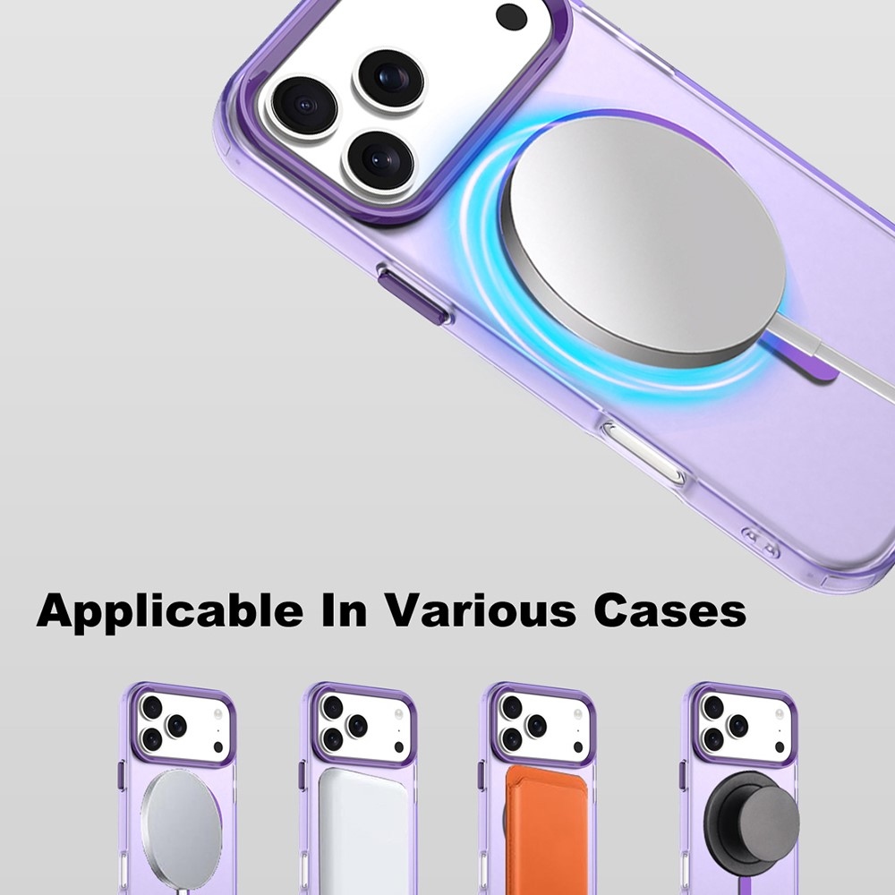 Candy MagSafe gél tok iPhone 18 Pro / 17 Pro-hoz – lila