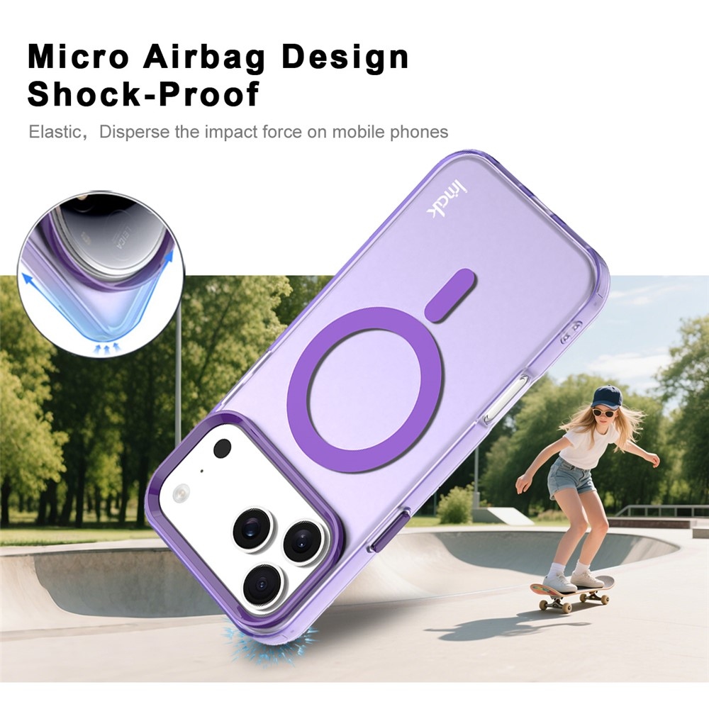 Candy MagSafe gél tok iPhone 18 Pro / 17 Pro-hoz – lila