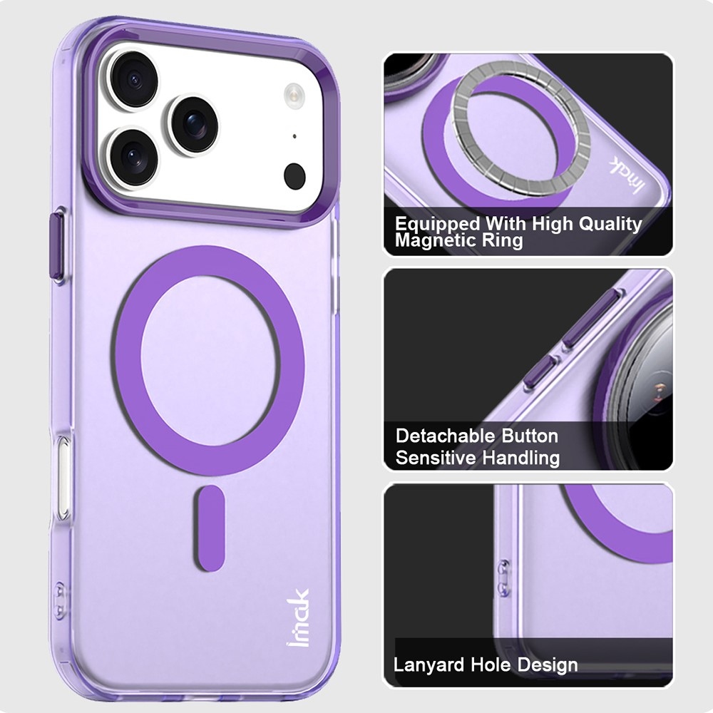 Candy MagSafe gél tok iPhone 18 Pro / 17 Pro-hoz – lila