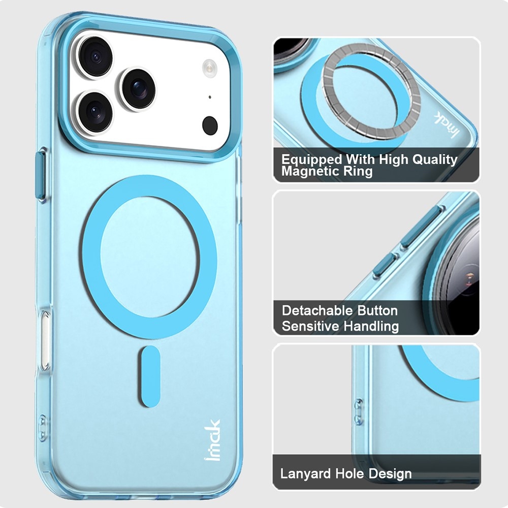 Candy MagSafe gél tok iPhone 18 Pro / 17 Pro-hoz – kék