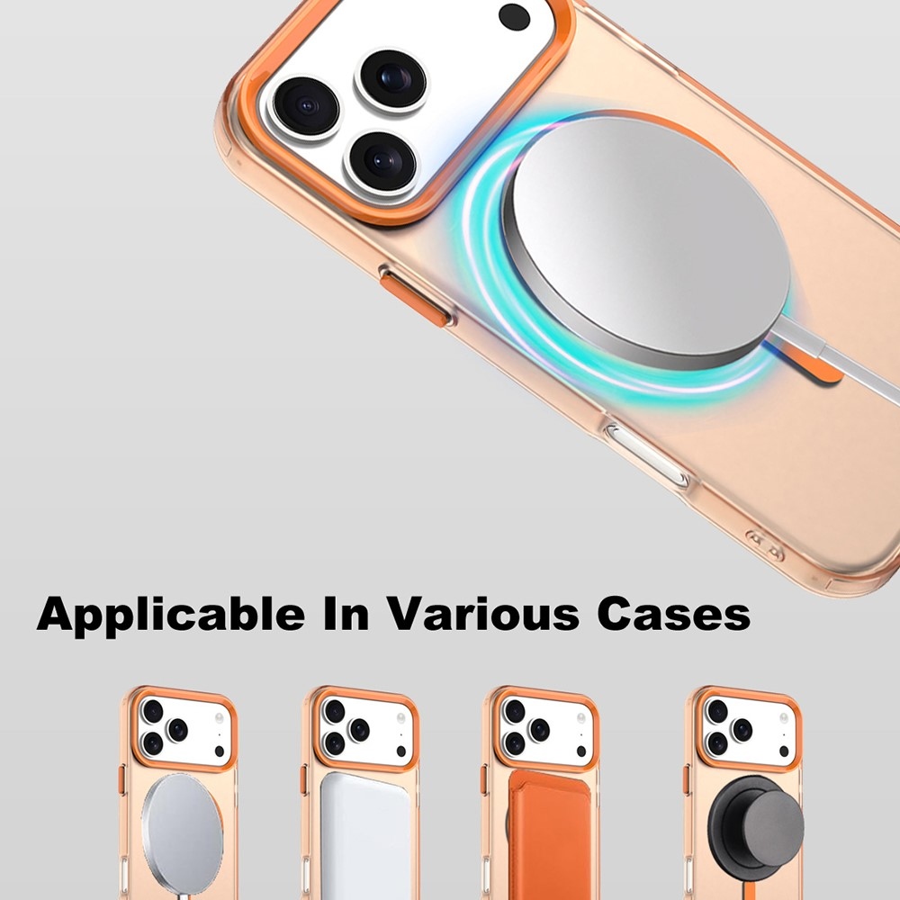 Candy MagSafe gél tok iPhone 18 Pro / 17 Pro-hoz – narancssárga
