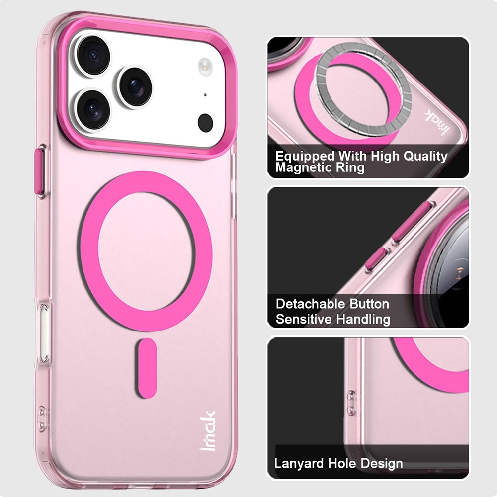 Candy MagSafe gél tok iPhone 18 Pro / 17 Pro-hoz – rózsaszín