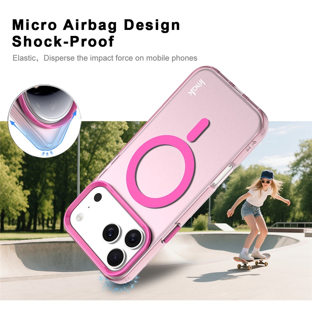 Candy MagSafe gél tok iPhone 18 Pro / 17 Pro-hoz – rózsaszín
