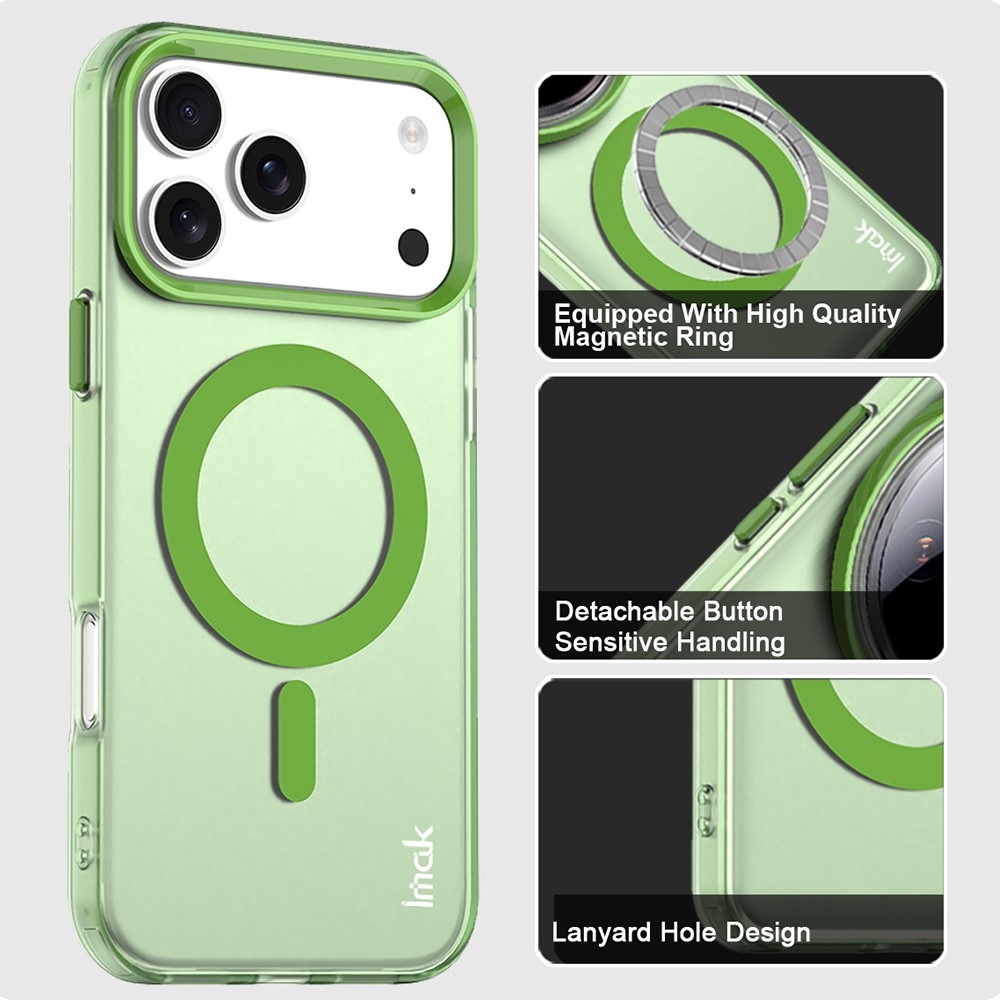 Candy MagSafe gél tok iPhone 18 Pro / 17 Pro-hoz – zöld