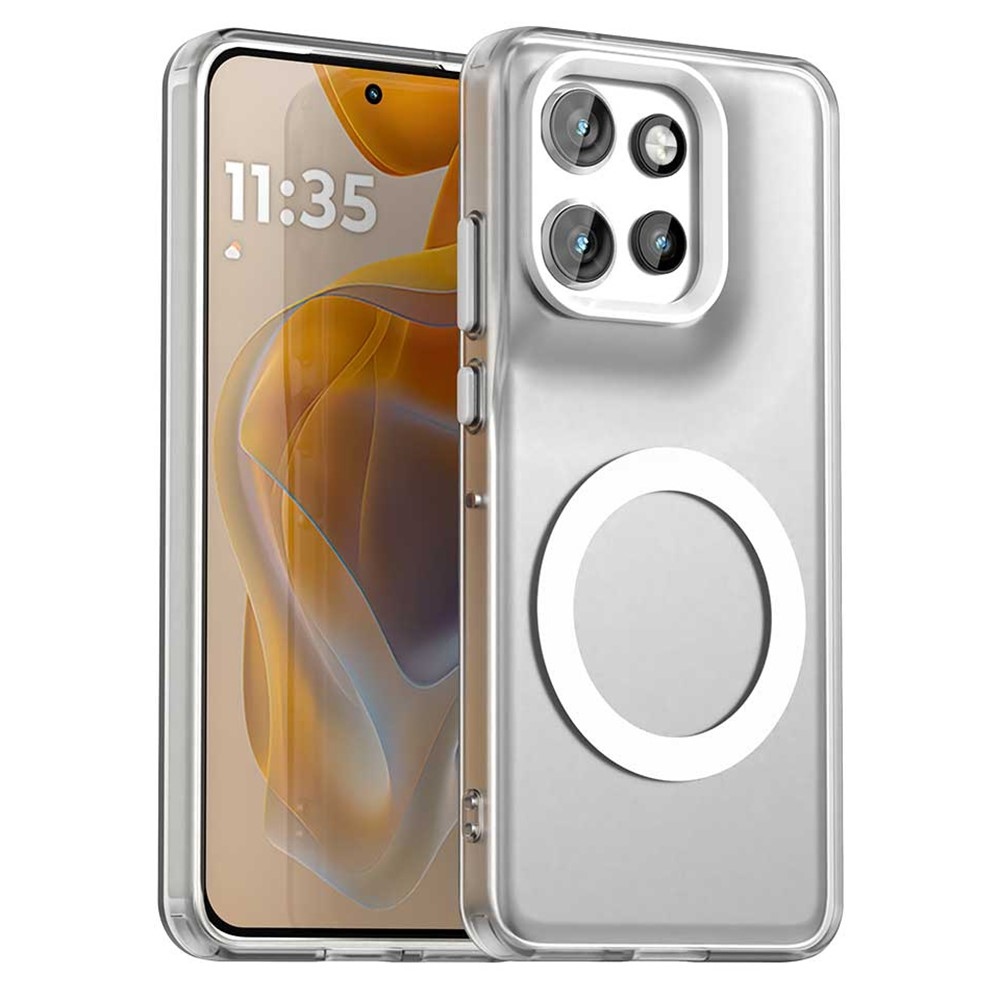 Candy MagSafe zselés tok Motorola Edge 60 Neo 5G/50 Neo 5G készülékhez - fehér