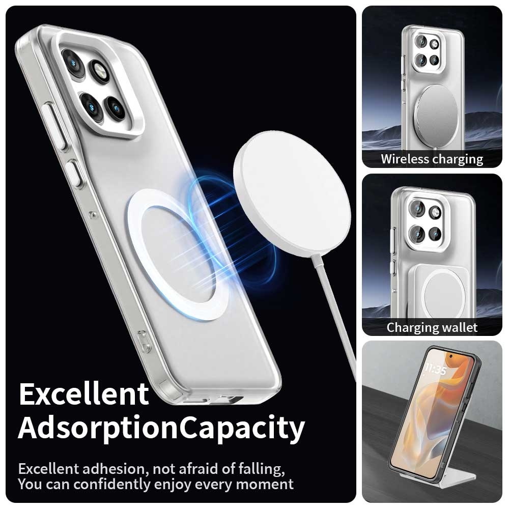 Candy MagSafe zselés tok Motorola Edge 60 Neo 5G/50 Neo 5G készülékhez - fehér