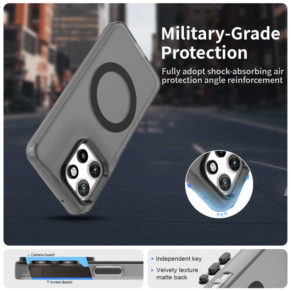 Candy MagSafe zselés tok Motorola Edge 60 Neo 5G/50 Neo 5G készülékhez - fekete