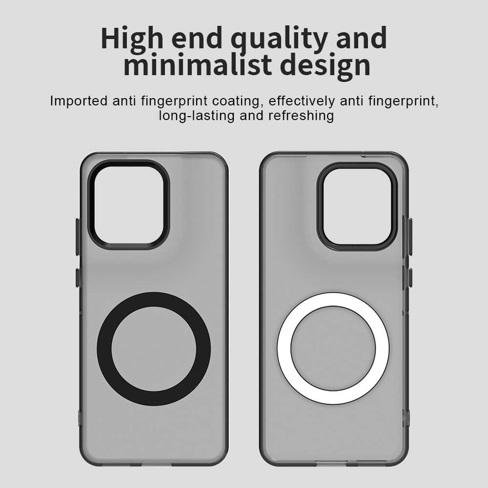 Candy MagSafe zselés tok Motorola Edge 60 Neo 5G/50 Neo 5G készülékhez - fekete