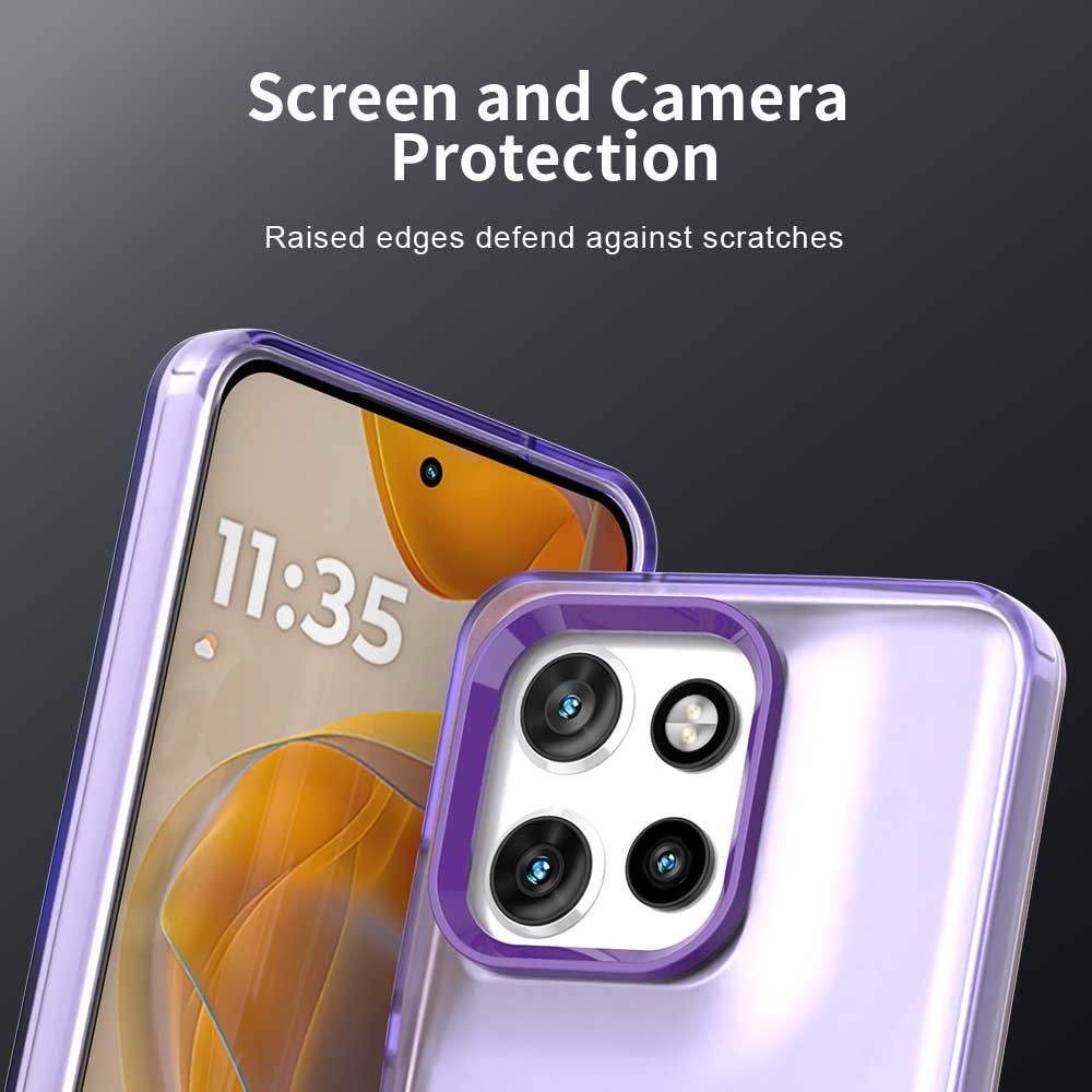 Candy gél tok MagSafe a Motorola Edge 60 Neo 5G/50 Neo 5G készülékhez - lila