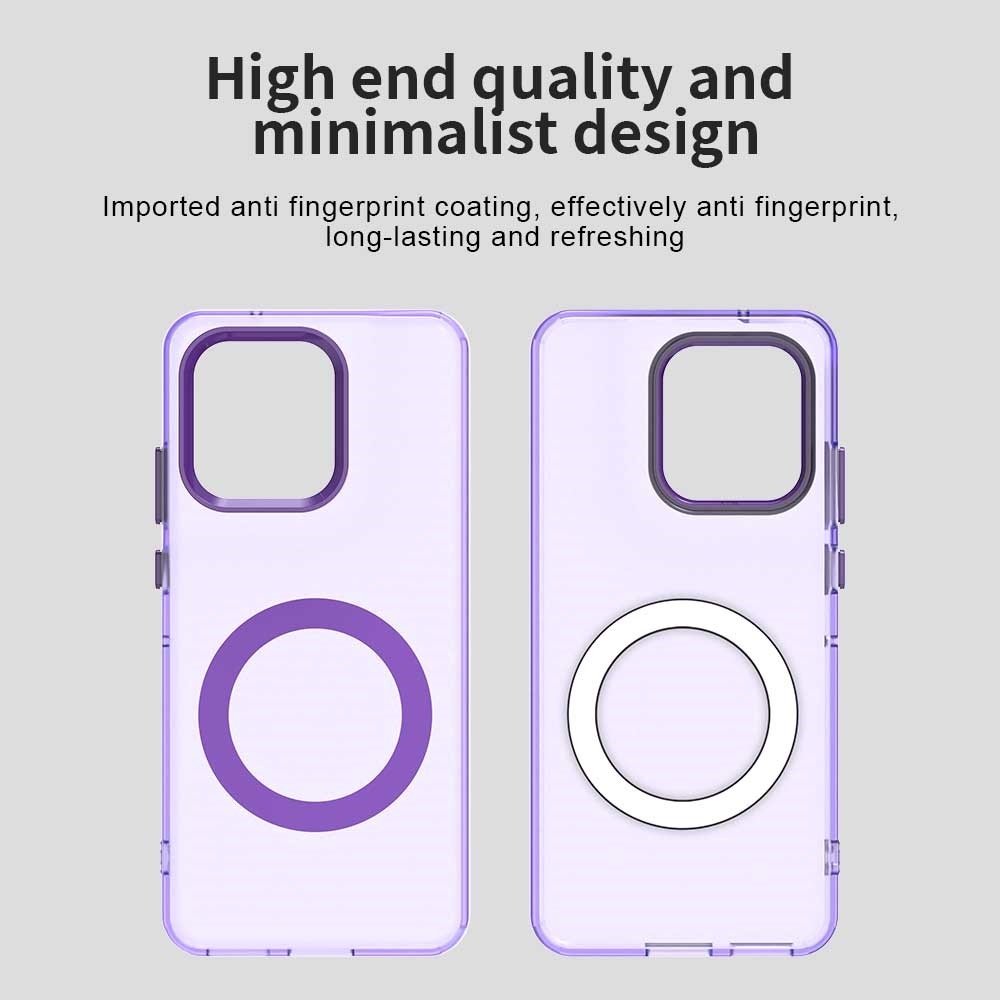 Candy gél tok MagSafe a Motorola Edge 60 Neo 5G/50 Neo 5G készülékhez - lila