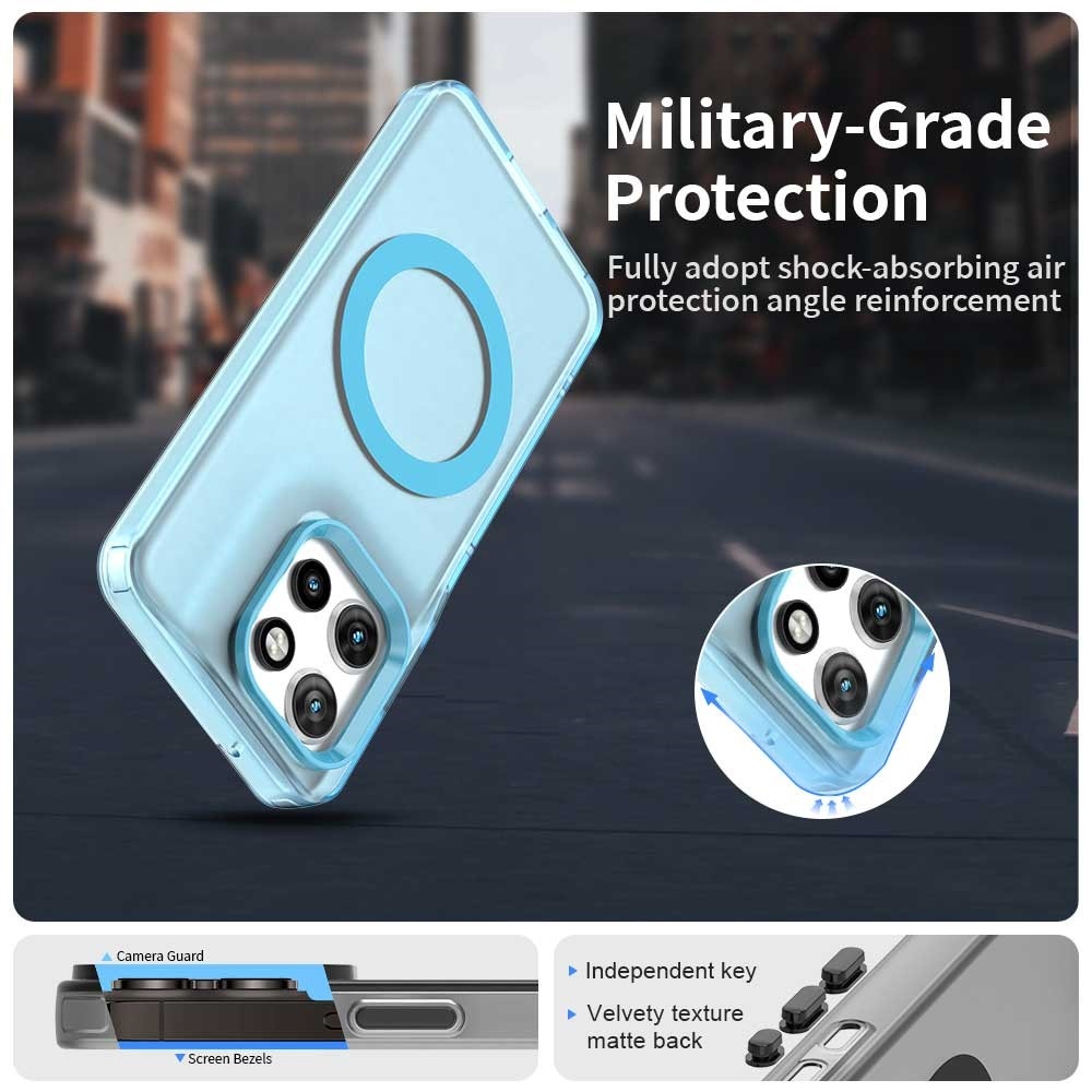 Candy MagSafe zselés tok Motorola Edge 60 Neo 5G/50 Neo 5G készülékhez - kék