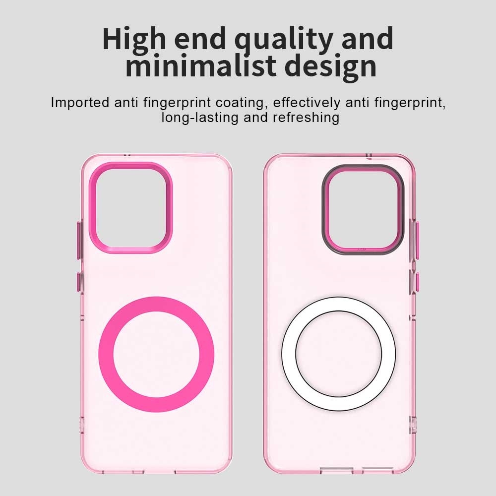 Candy MagSafe zselés tok Motorola Edge 60 Neo 5G/50 Neo 5G készülékhez - rózsaszín