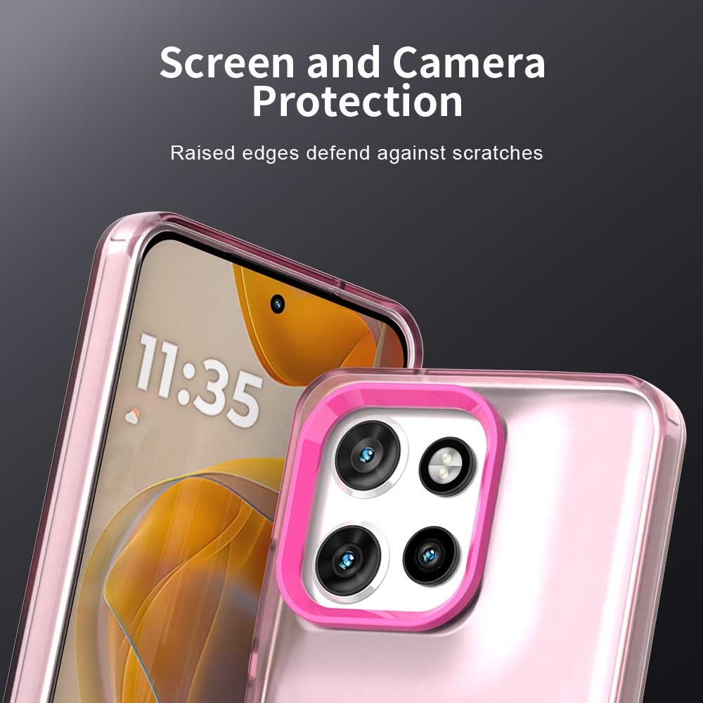 Candy MagSafe zselés tok Motorola Edge 60 Neo 5G/50 Neo 5G készülékhez - rózsaszín