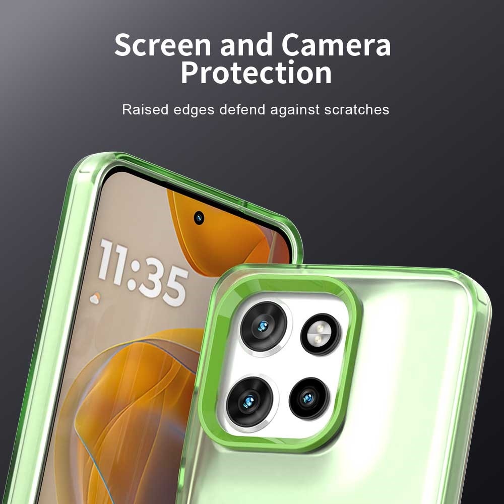 Candy MagSafe zselés tok Motorola Edge 60 Neo 5G/50 Neo 5G készülékhez - zöld színű