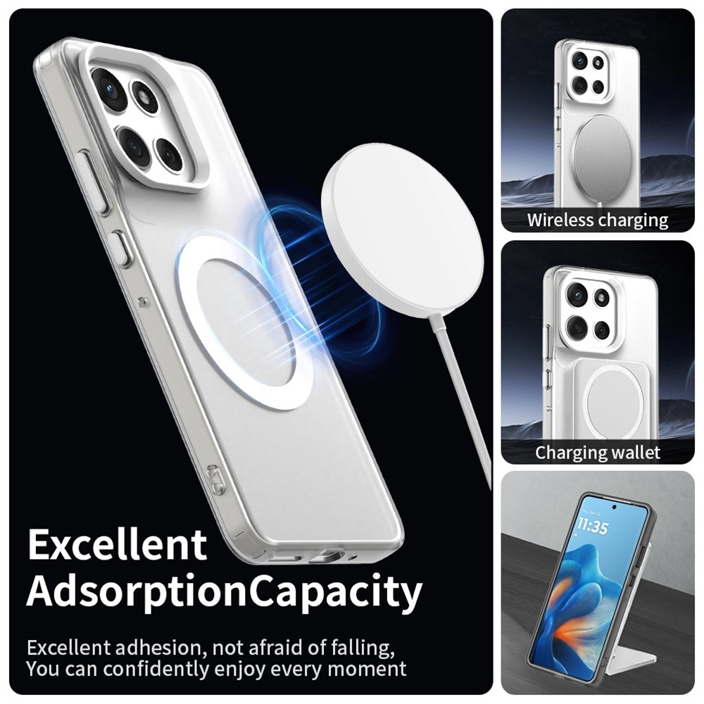 Candy MagSafe gél tok a Motorola Moto G86 5G-hez – fehér