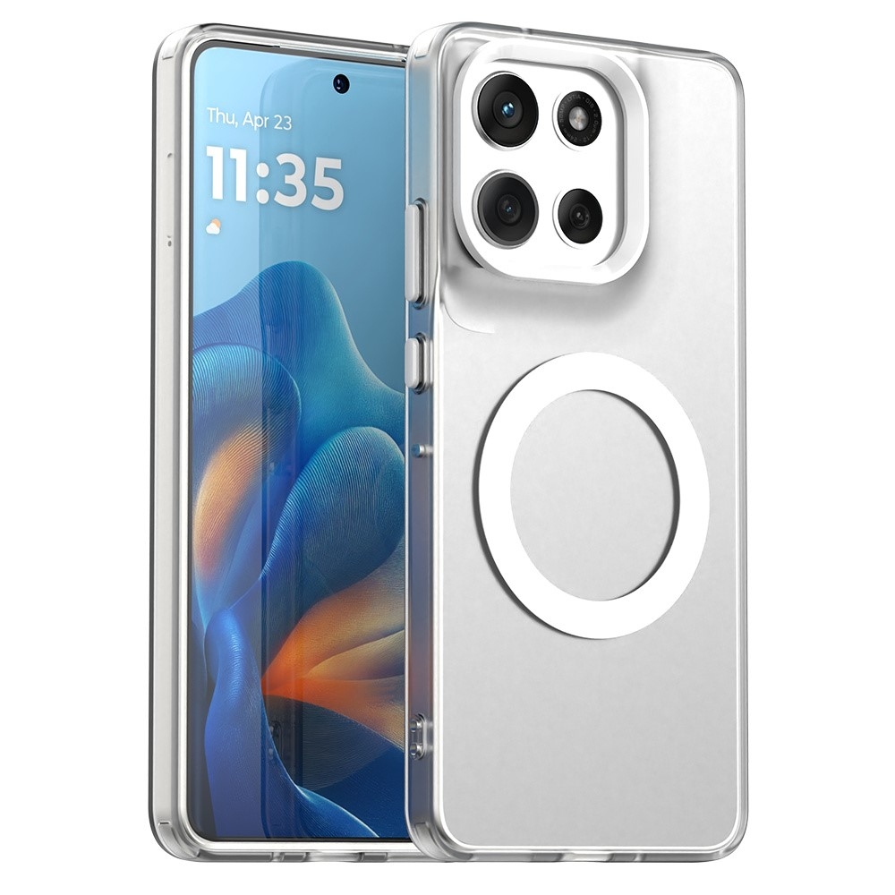 Candy MagSafe gél tok a Motorola Moto G86 5G-hez – fehér